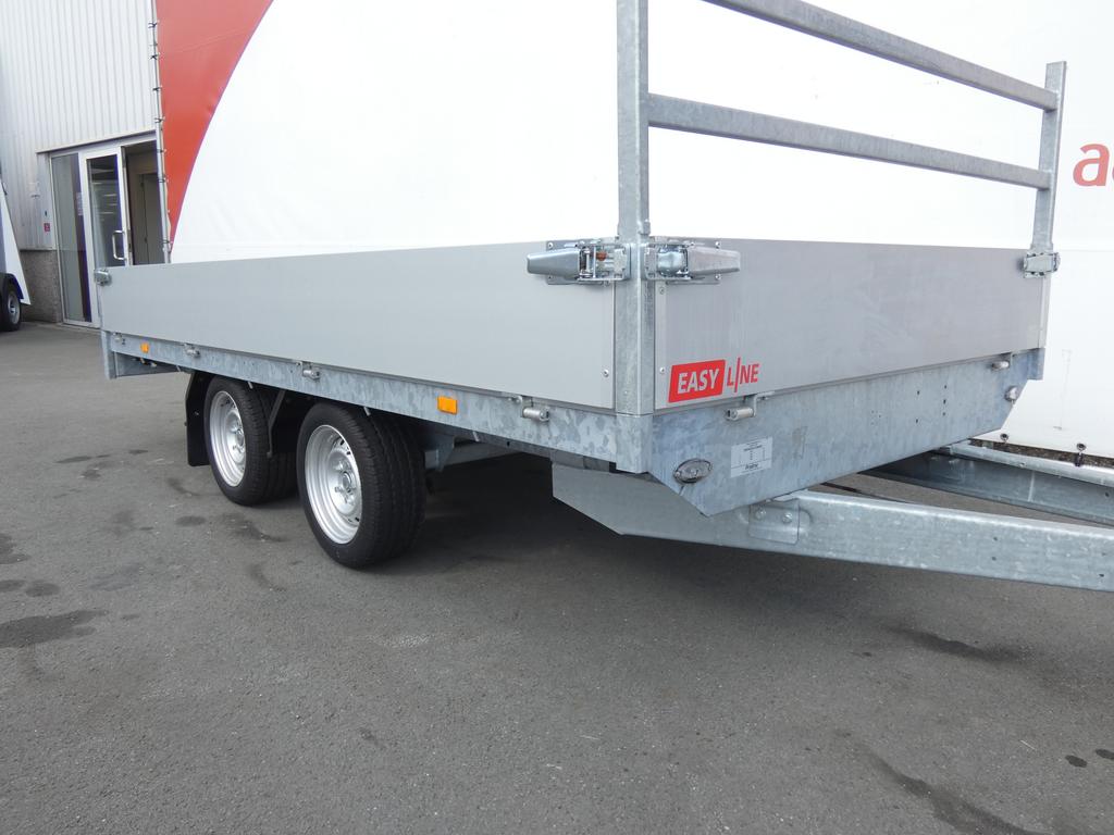 Easyline Plateauwagen tandemas 350x180cm 2100kg